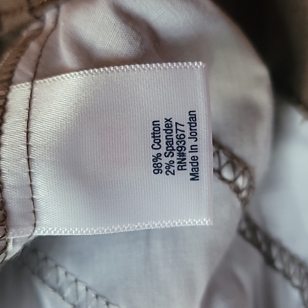 St John's Bay Brown Capri Pants - Picture 3 of 10